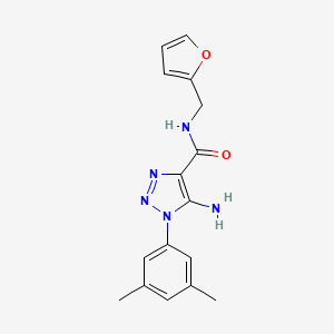 5-amino-1-(3,5-dimethylphenyl)-N-(furan-2-ylmethyl)-1H-1,2,3-triazole-4-carboxamide