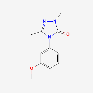 4-(3-methoxyphenyl)-2,5-dimethyl-2,4-dihydro-3H-1,2,4-triazol-3-one