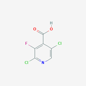 molecular formula C6H2Cl2FNO2 B2407117 2,5-Dichloro-3-fluoroisonicotinic acid CAS No. 514798-00-6