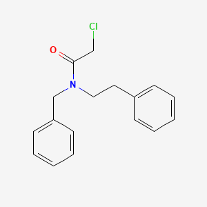 molecular formula C17H18ClNO B2407155 N-benzyl-2-chloro-N-(2-phenylethyl)acetamide CAS No. 379254-89-4
