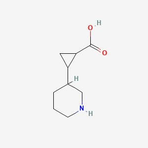 2-Piperidin-3-ylcyclopropane-1-carboxylic acid