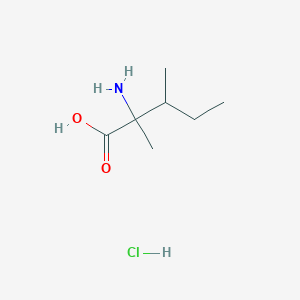 2-Amino-2,3-dimethylpentanoic acid;hydrochloride