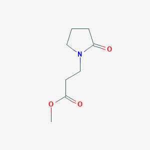 molecular formula C8H13NO3 B2407334 Methyl 3-(2-oxopyrrolidin-1-yl)propanoate CAS No. 24299-77-2