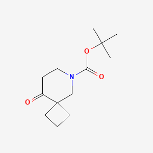 molecular formula C13H21NO3 B2407348 Tert-butyl 9-oxo-6-azaspiro[3.5]nonane-6-carboxylate CAS No. 1159982-50-9