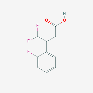 4,4-Difluoro-3-(2-fluorophenyl)butanoic acid