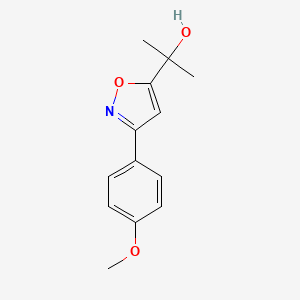 2-[3-(4-Methoxyphenyl)isoxazol-5-yl]propan-2-ol