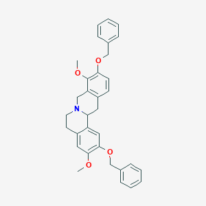 molecular formula C33H33NO4 B024075 Dibenzyl D,L-Stepholidine CAS No. 62744-18-7