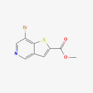 molecular formula C9H6BrNO2S B2407533 Methyl 7-bromothieno[3,2-c]pyridine-2-carboxylate CAS No. 2138177-54-3