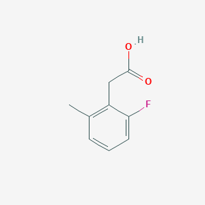 molecular formula C9H9FO2 B2407573 2-(2-Fluoro-6-methylphenyl)acetic acid CAS No. 886502-28-9