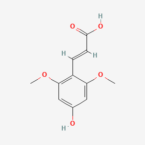 (E)-3-(4-Hydroxy-2,6-dimethoxyphenyl)prop-2-enoic acid