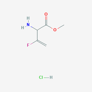 Methyl 2-amino-3-fluorobut-3-enoate;hydrochloride
