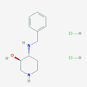 (3R,4R)-4-(benzylamino)piperidin-3-ol dihydrochloride