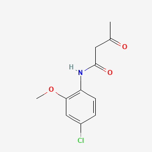 N-(4-chloro-2-methoxyphenyl)-3-oxobutanamide