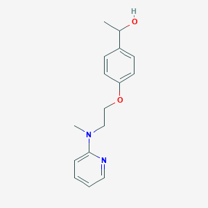 1-(4-{2-[Methyl(2-pyridinyl)amino]ethoxy}phenyl)-1-ethanol