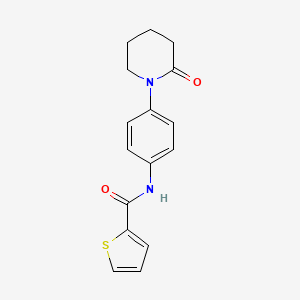 N-(4-(2-oxopiperidin-1-yl)phenyl)thiophene-2-carboxamide