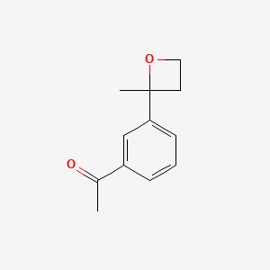 1-(3-(2-Methyloxetan-2-yl)phenyl)ethan-1-one