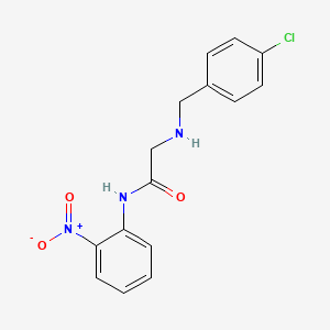 2-[(4-chlorobenzyl)amino]-N-(2-nitrophenyl)acetamide