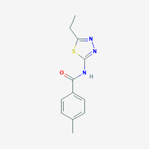 N-(5-ethyl-1,3,4-thiadiazol-2-yl)-4-methylbenzamide