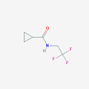 molecular formula C6H8F3NO B2408691 N-(2,2,2-trifluoroethyl)cyclopropanecarboxamide CAS No. 727731-82-0