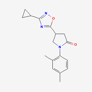 4-(3-Cyclopropyl-1,2,4-oxadiazol-5-yl)-1-(2,4-dimethylphenyl)pyrrolidin-2-one