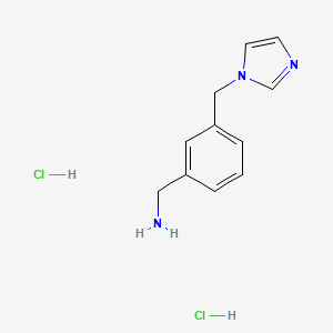 (3-((1H-Imidazol-1-yl)methyl)phenyl)methanamine dihydrochloride