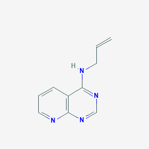 molecular formula C10H10N4 B2408717 N-allylpyrido[2,3-d]pyrimidin-4-amine CAS No. 1864195-81-2