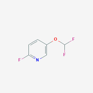 molecular formula C6H4F3NO B2408840 5-(Difluoromethoxy)-2-fluoropyridine CAS No. 130318-80-8