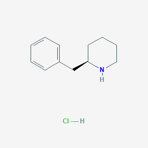 molecular formula C12H18ClN B2408849 (R)-2-Benzylpiperidine hydrochloride CAS No. 2055172-15-9