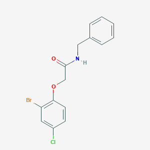 N-benzyl-2-(2-bromo-4-chlorophenoxy)acetamide
