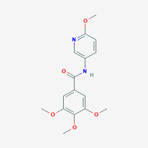 3,4,5-trimethoxy-N-(6-methoxypyridin-3-yl)benzamide