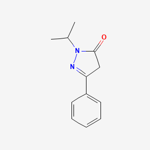 3-phenyl-1-(propan-2-yl)-4,5-dihydro-1H-pyrazol-5-one
