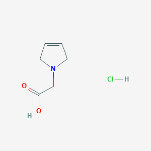 2-(2,5-dihydro-1H-pyrrol-1-yl)acetic acid hydrochloride