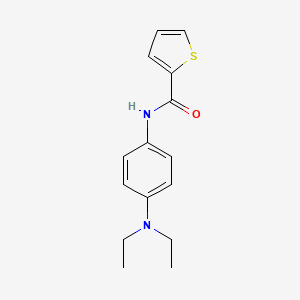 N-[4-(diethylamino)phenyl]thiophene-2-carboxamide
