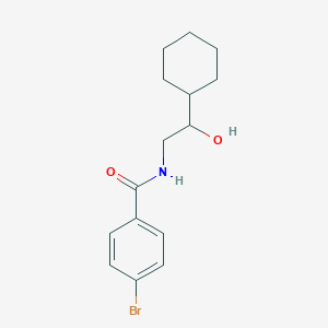 4-bromo-N-(2-cyclohexyl-2-hydroxyethyl)benzamide