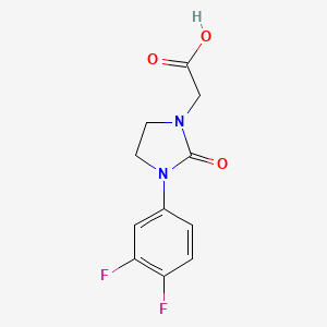 2-(3-(3,4-Difluorophenyl)-2-oxoimidazolidin-1-yl)acetic acid