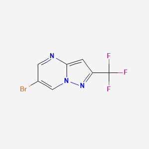6-Bromo-2-(trifluoromethyl)pyrazolo[1,5-a]pyrimidine