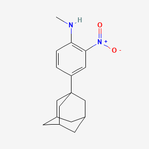 [4-(1-Adamantyl)-2-nitrophenyl]methylamine