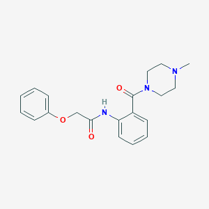 N-{2-[(4-methyl-1-piperazinyl)carbonyl]phenyl}-2-phenoxyacetamide