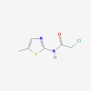 molecular formula C6H7ClN2OS B2409011 2-Chloro-N-(5-methyl-thiazol-2-yl)-acetamide CAS No. 575497-12-0