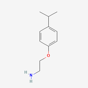 molecular formula C11H17NO B2409020 2-(4-Isopropyl-phenoxy)-ethylamine CAS No. 878433-18-2