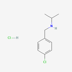 B2409023 N-(4-Chlorobenzyl)-2-propanamine hydrochloride CAS No. 23510-24-9; 40066-21-5
