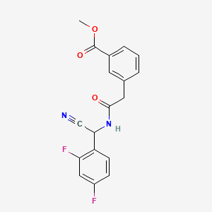 Methyl 3-({[cyano(2,4-difluorophenyl)methyl]carbamoyl}methyl)benzoate