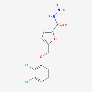 5-[(2,3-Dichlorophenoxy)methyl]furan-2-carbohydrazide