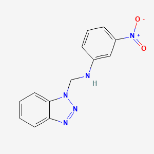 Benzotriazol-1-ylmethyl-(3-nitro-phenyl)-amine