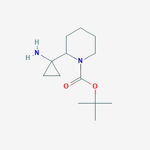 Tert-butyl 2-(1-aminocyclopropyl)piperidine-1-carboxylate