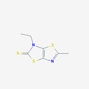 Thiazolo[5,4-d]thiazole-2(3H)-thione, 3-ethyl-5-methyl-