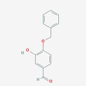 molecular formula C14H12O3 B024091 4-(Benzyloxy)-3-hydroxybenzaldehyde CAS No. 4049-39-2