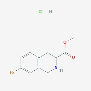 7-Bromo-1,2,3,4-tetrahydro-isoquinoline-3-carboxylic acid methyl ester hydrochloride