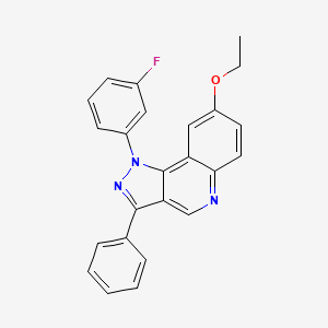 8-ethoxy-1-(3-fluorophenyl)-3-phenyl-1H-pyrazolo[4,3-c]quinoline