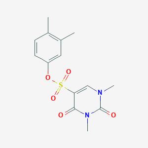 (3,4-Dimethylphenyl) 1,3-dimethyl-2,4-dioxopyrimidine-5-sulfonate